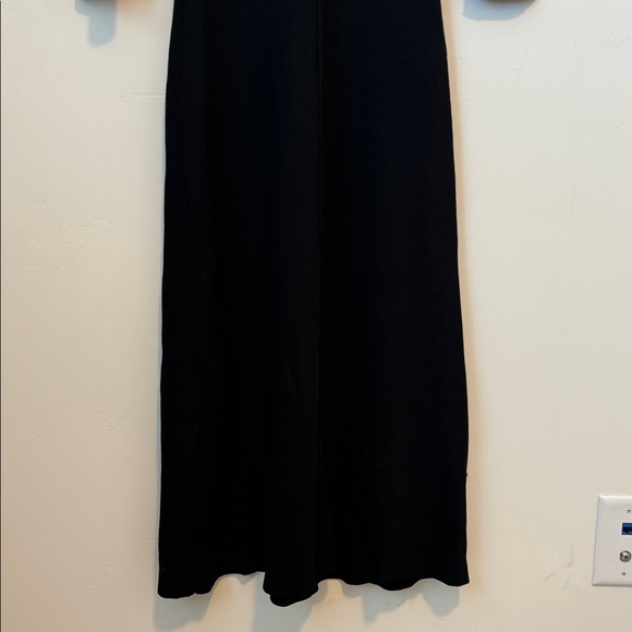 DISSH Janie Sweetheart Neckline Maxi Knit Dress Gown in Black Sweater Size: L - Picture 7 of 12